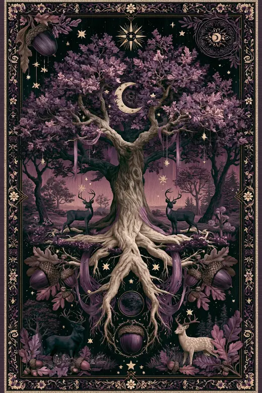 The Oak oracle card